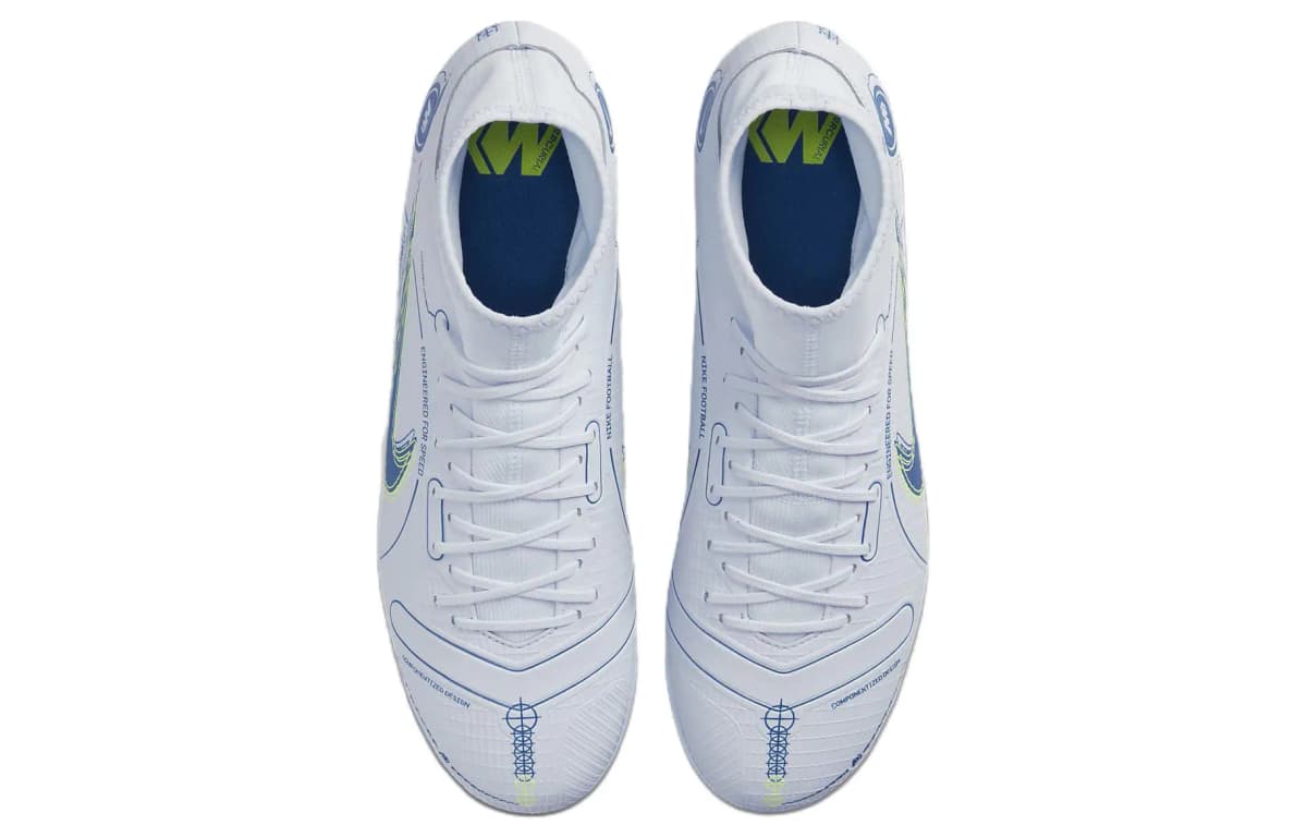Nike Superfly 8 Academy AG 'Boz/Açıq Mavi/Sarı' 4