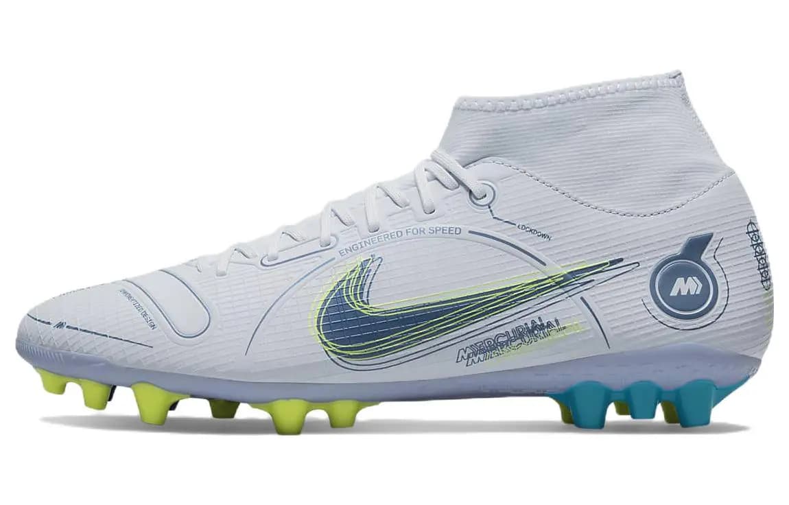 Nike Superfly 8 Academy AG 'Boz/Açıq Mavi/Sarı'