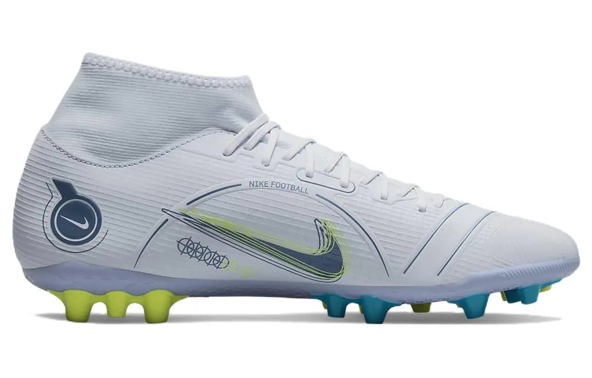 Nike Superfly 8 Academy AG 'Boz/Açıq Mavi/Sarı' 2