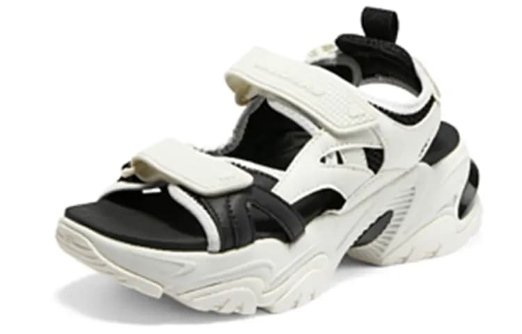 Skechers Sandal Qadın Ağ/Qara 3