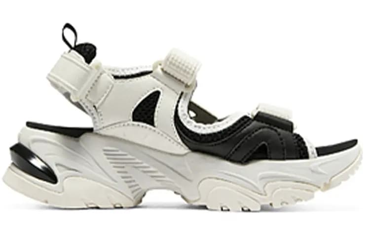 Skechers Sandal Qadın Ağ/Qara 2