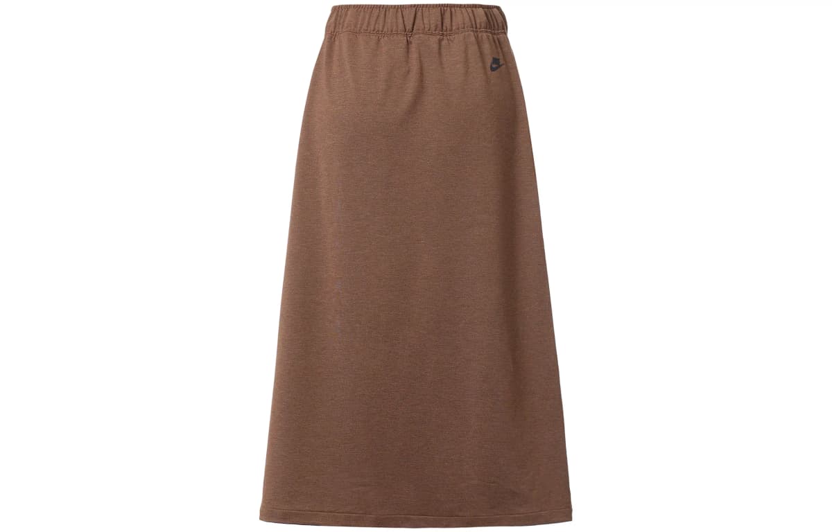 Nike High-Waisted Skirt Qadın Qəhvəyi 2