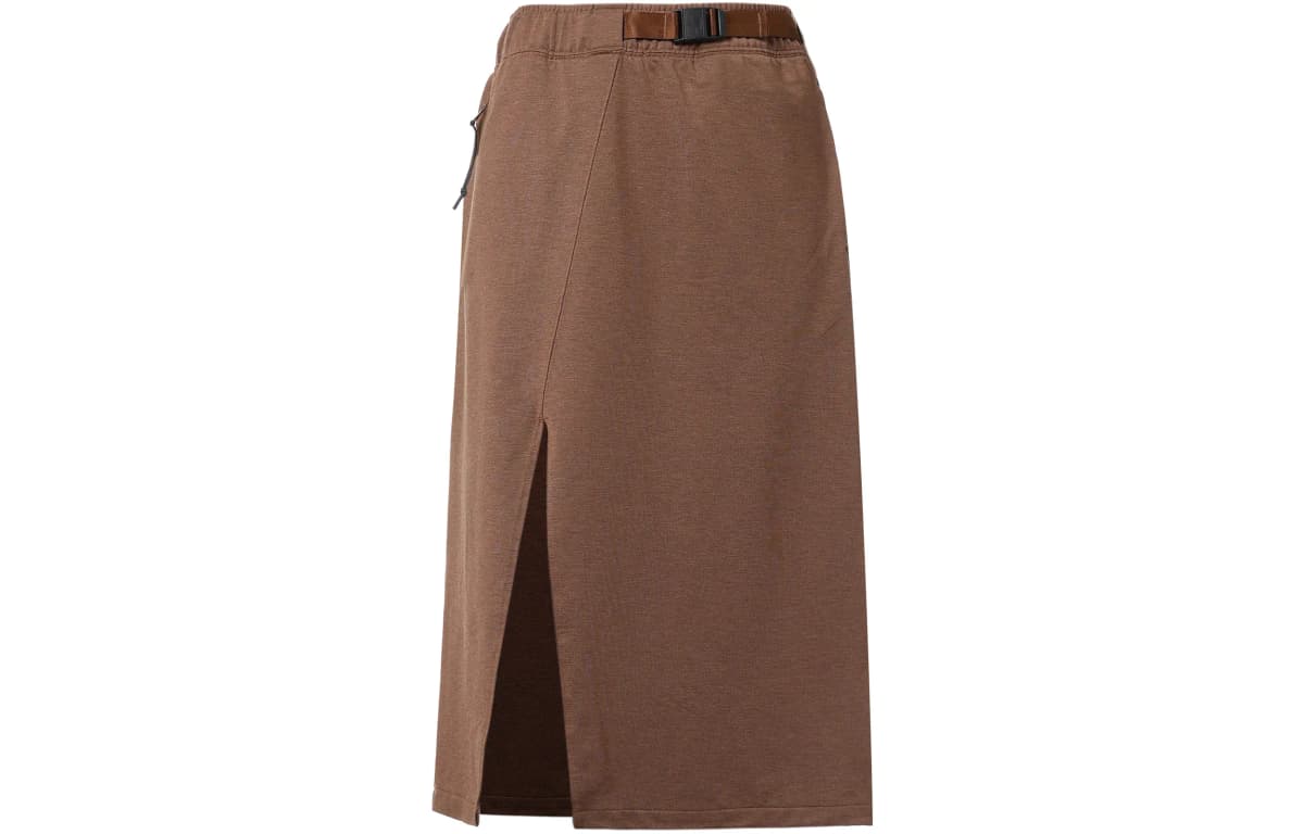 Nike High-Waisted Skirt Qadın Qəhvəyi