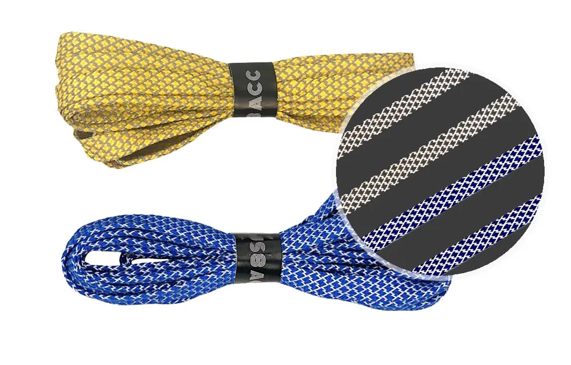 US8ACC Reflektorlu Unisex Ayaqqabı Bağları 2-li Dəst