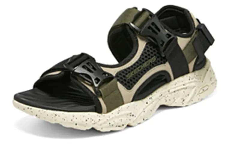 Skechers Stamina Boz/Qəhvəyi/Qara 3