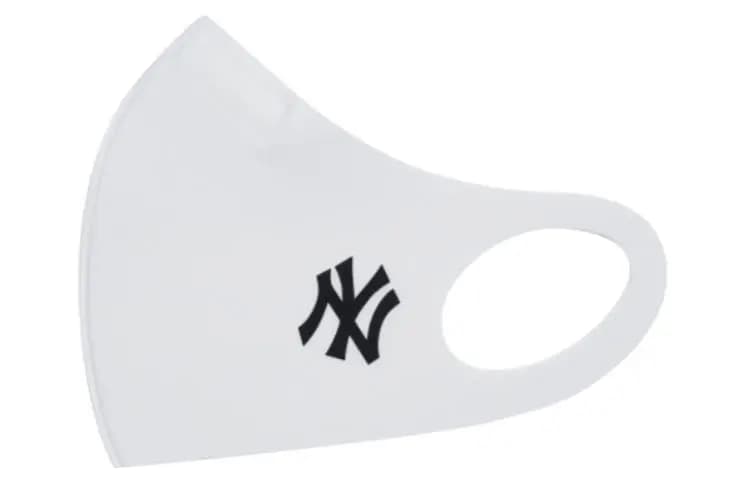 MLB NY Logo Üz Maskası Unisex Ağ 3