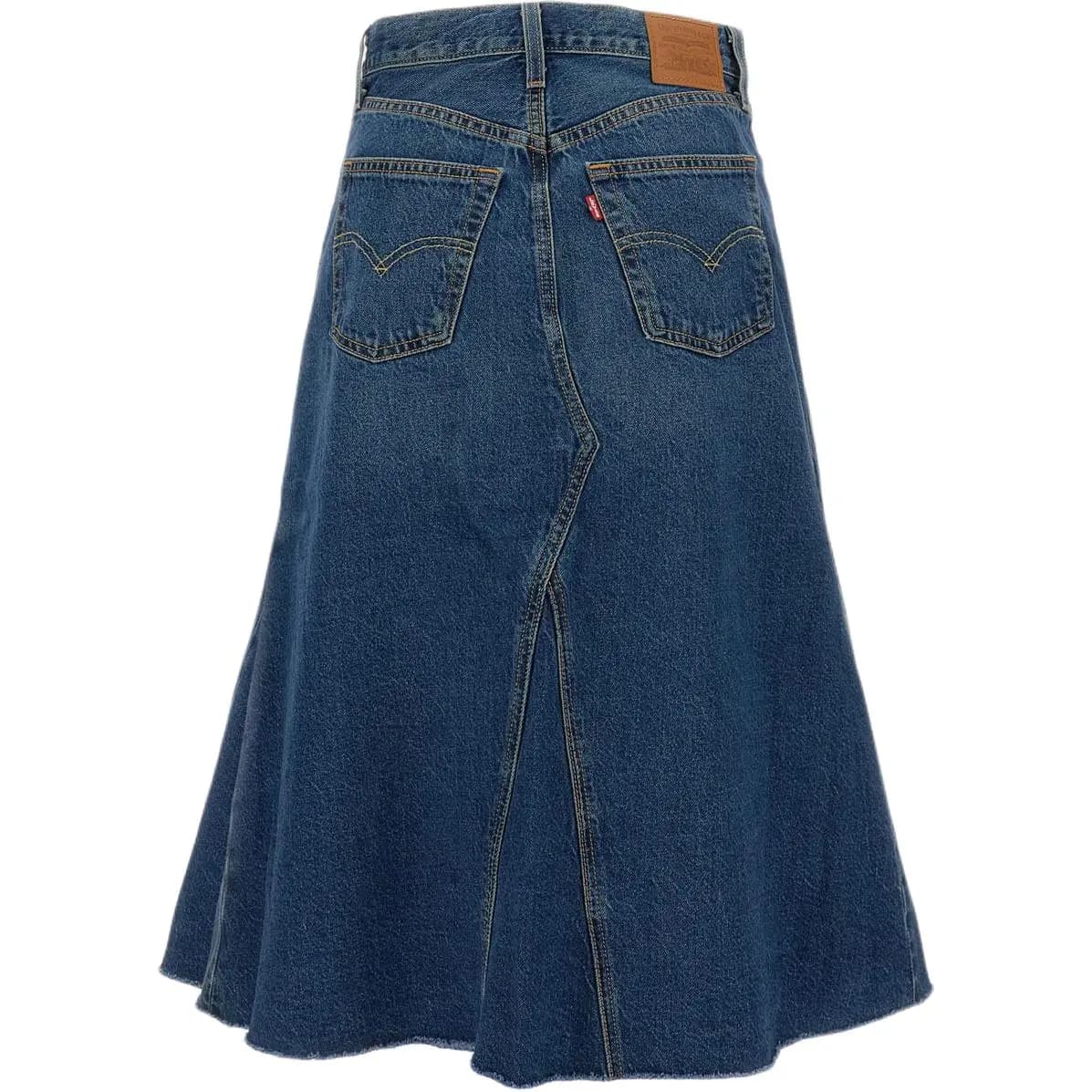 Levi's Zip Pocket Midi Denim Skirt Women's 2