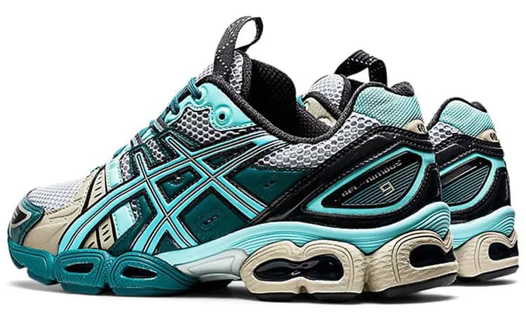 Asics UB3 S Gel Nimbus 9 Kiko Kostadinov Piedmont Grey Aruba Blue 4