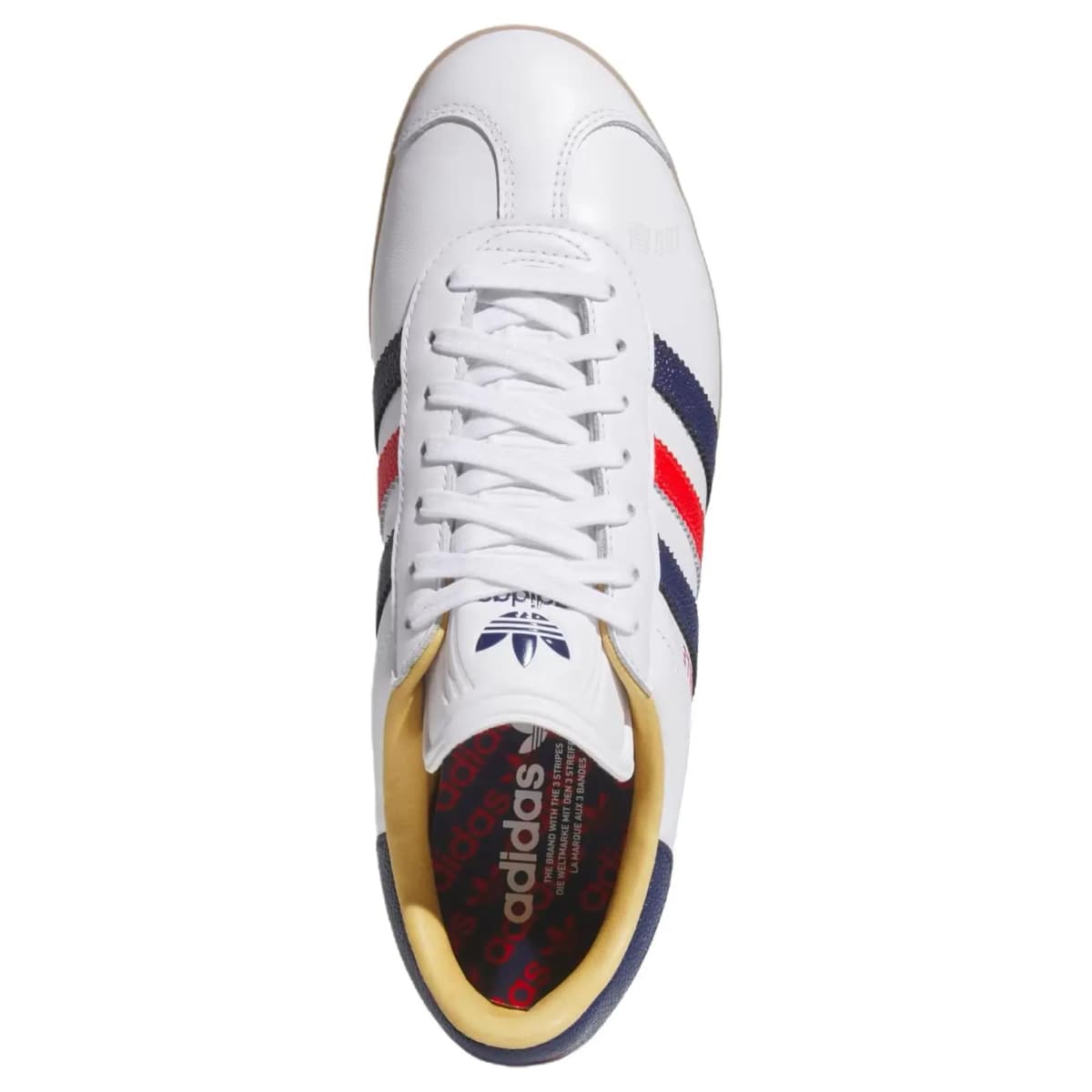 adidas originals Gazelle Spikeless Classic Versatile Golf Shoes Unisex Cloud White 3