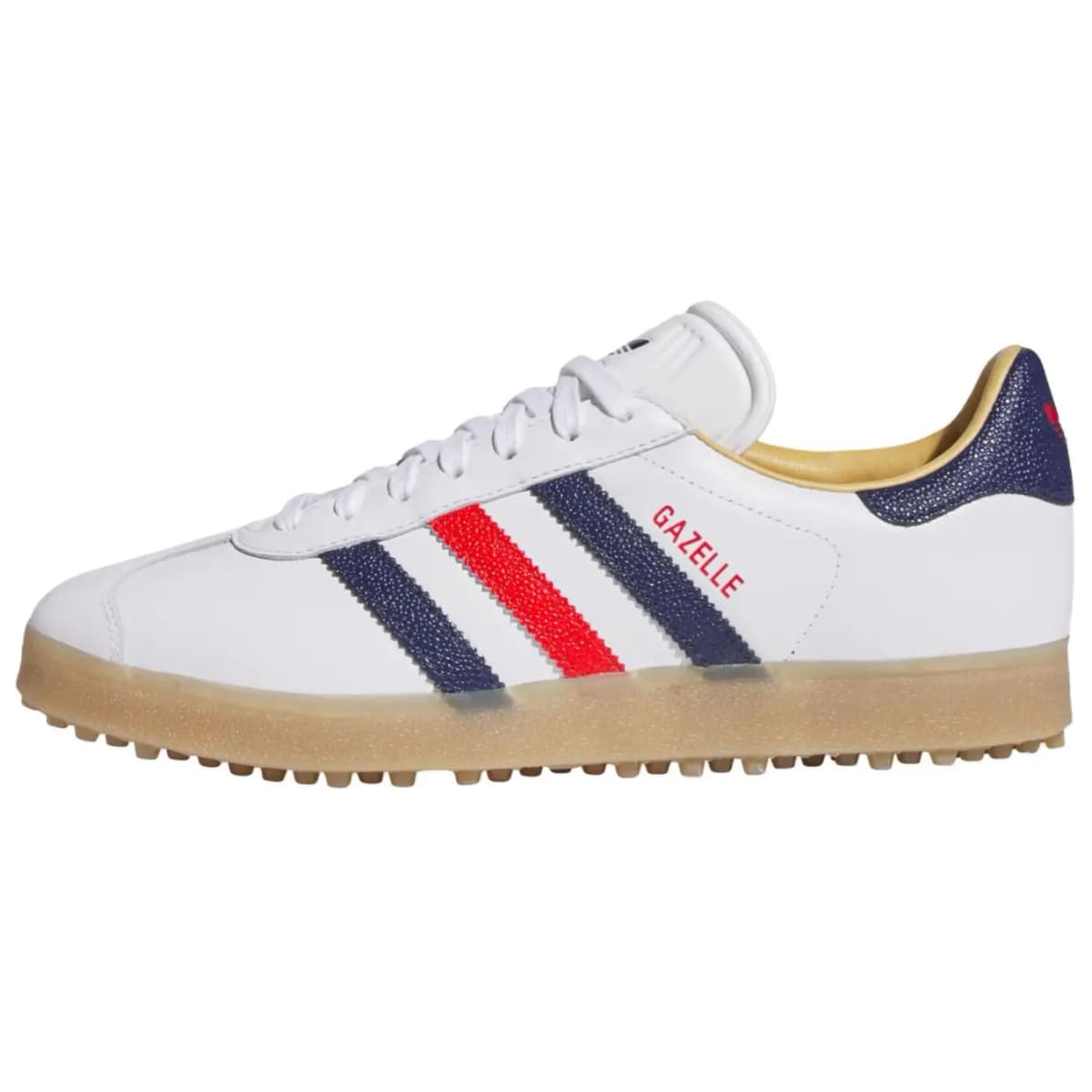adidas originals Gazelle Spikeless Classic Versatile Golf Shoes Unisex Cloud White