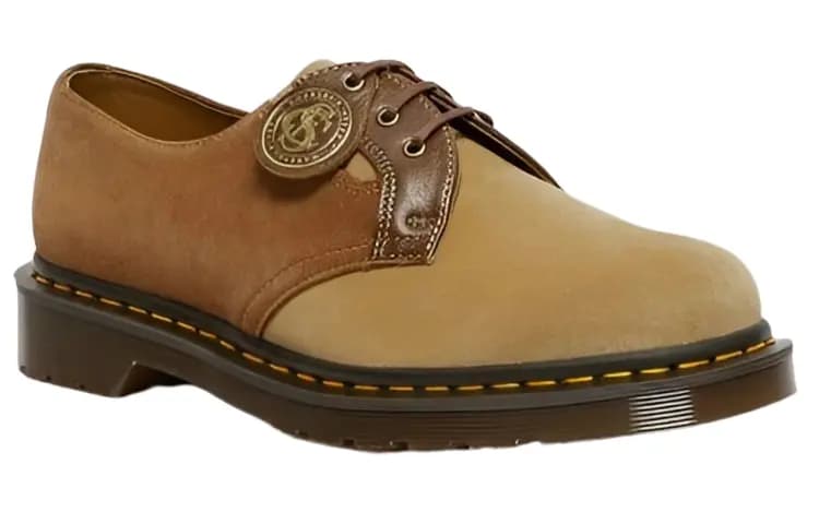 Dr.Martens 1461 Made In England Suede Oxford Ayaqqabısı Qəhvəyi 2
