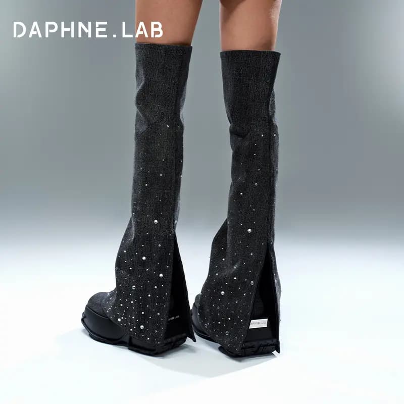 DAPHNE LAB Sugar Cube Uzunboğaz Çəkmə 9sm Unisex 3