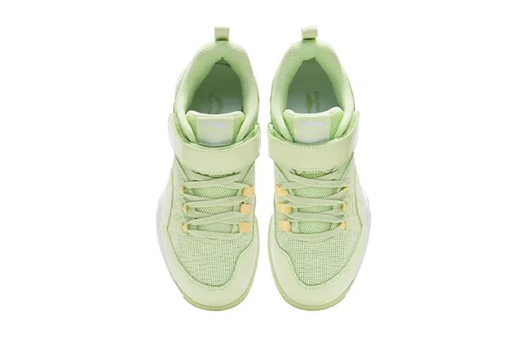 LiNing Cushioning Anti-Slip Wear-Resistant Breathability Kids' Training Shoes Dish Pink Green Teenagers 4