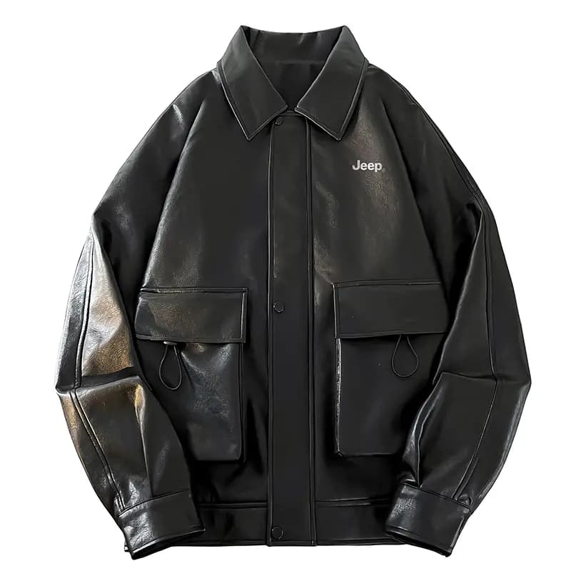 Jeep Unisex Dəri Pencək