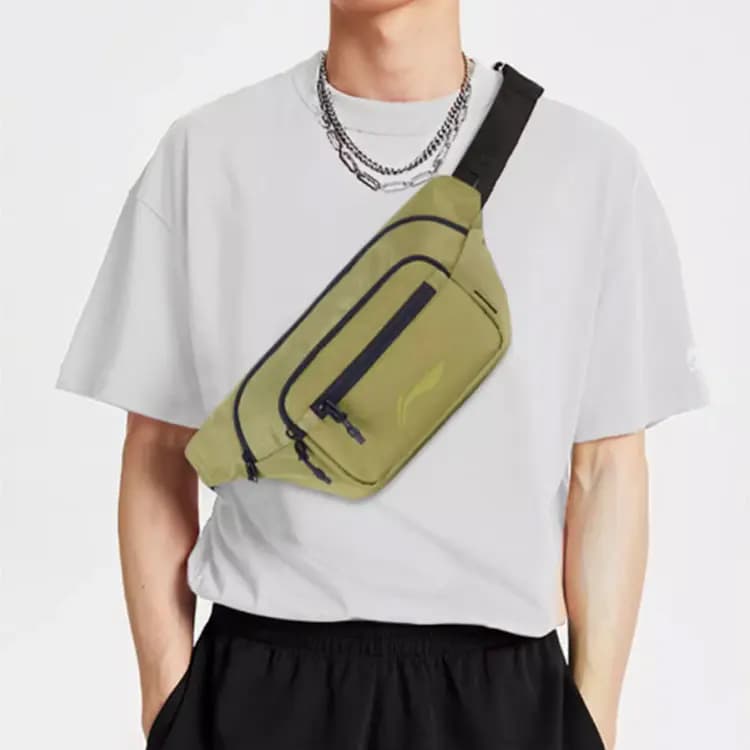 LiNing Crossbody Çanta Unisex Qəhvəyi 4