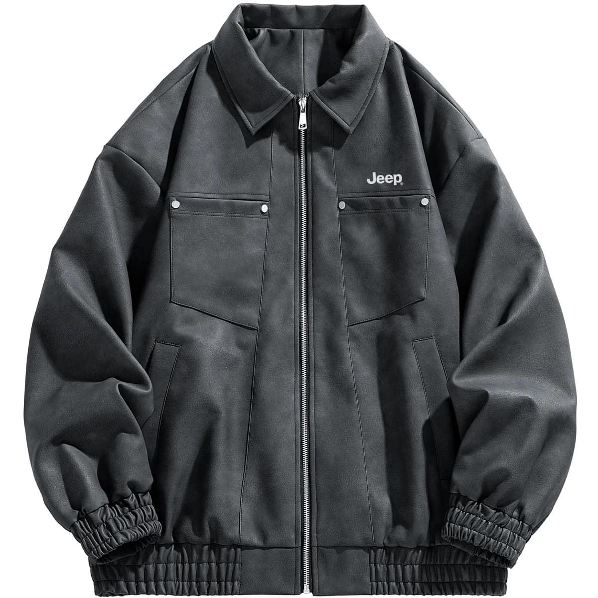 Jeep Wrangler Unisex Dəri Pencək