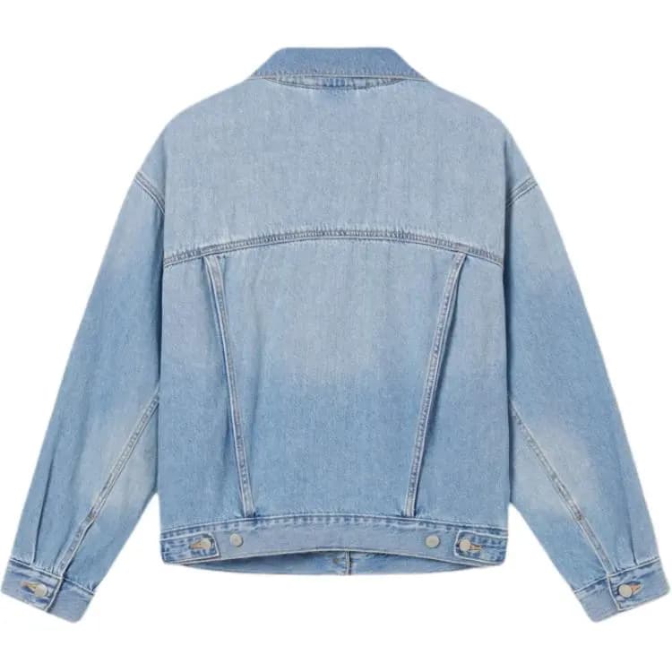 levi’s Casual Comfortable Minimalist Single-Breasted Long Sleeve Denim Jacket Women's 2