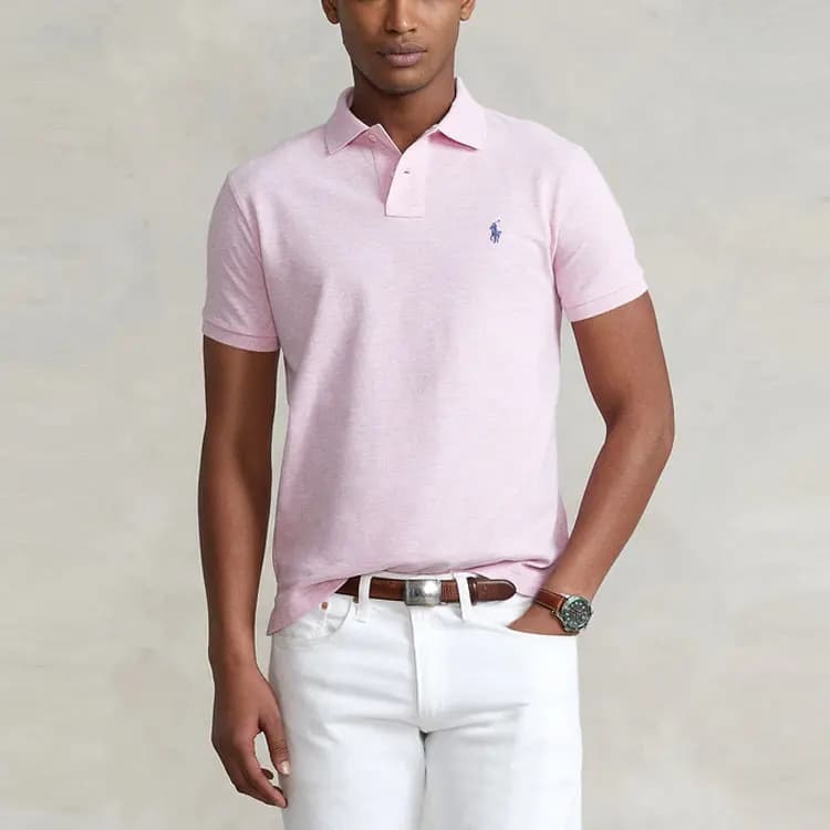 Polo Ralph Lauren SS22 Polo Köynək Kişi Çəhrayı 3
