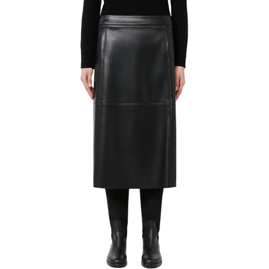 MaxMara Dəri Qadın Ətək 4