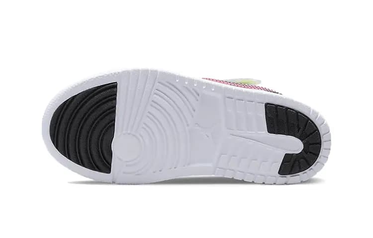 BP Kids Air Jordan 1 Low Retro Basketball Shoes White 6