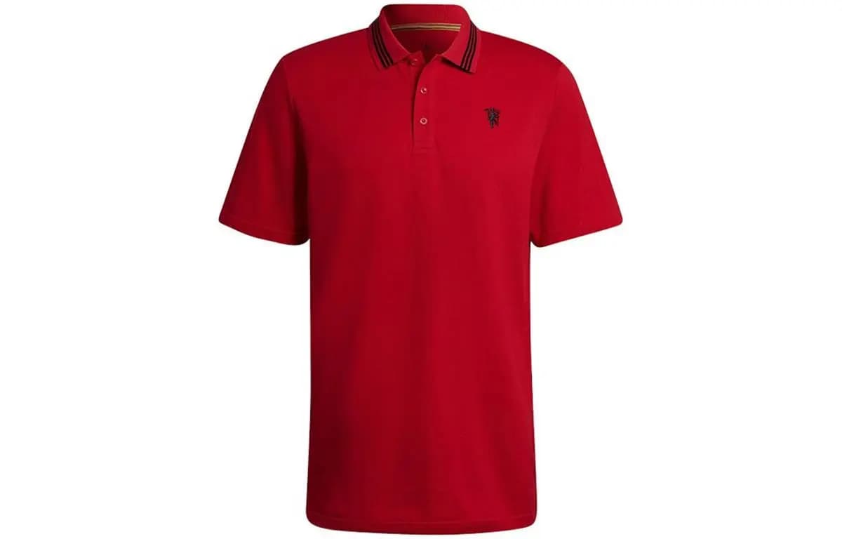 Adidas MANCHESTER UNITED THEATRE OF DREAMS Kişi Polo Köynəyi Qırmızı