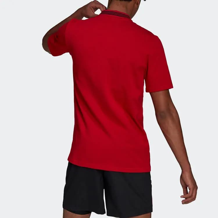 Adidas MANCHESTER UNITED THEATRE OF DREAMS Kişi Polo Köynəyi Qırmızı 3