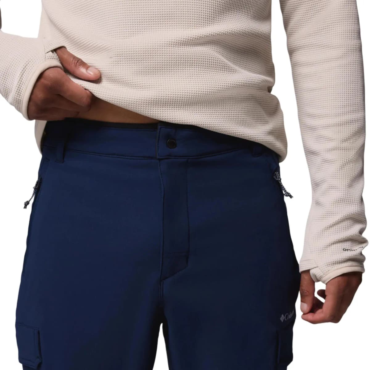 Columbia Hiking Water-Resistant Fleece-Lined Casual Cargo Pants Men's 6