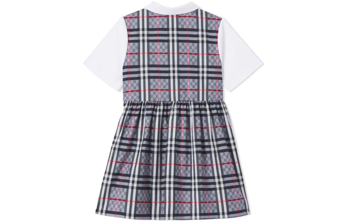 Burberry SS22 Uşaq Donu Ağ 2