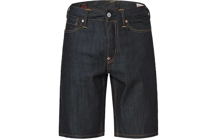 EVISU SS22 Kişi Denim Şort Göy 2