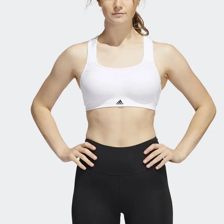 adidas Tlrdim Hs Qadın İdman Büstqalteri Ağ 2
