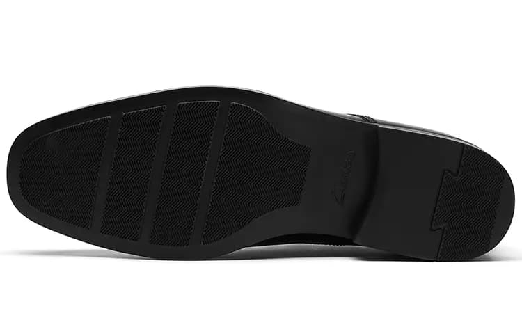 Clarks Kişi Klassik Dəri Ayaqqabısı Qara 5