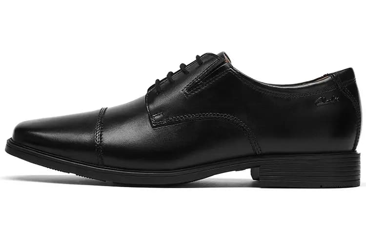 Clarks Kişi Klassik Dəri Ayaqqabısı Qara