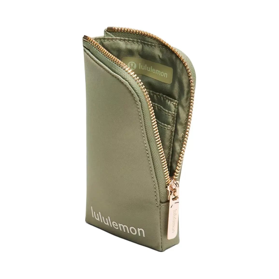 lululemon Portefeuille Coin Purse Kişi Pulqabı Yaşıl/Ağ 3