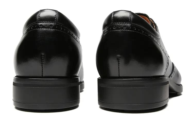 S.T.DUPONT Kişi Dəri Brogue Derby Ayaqqabısı Qara 4