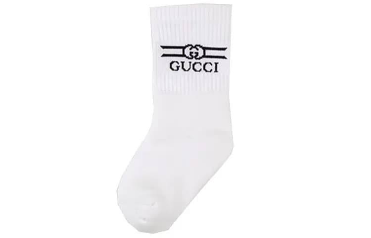 GUCCI SS22 Uşaq Corabı Ağ 2