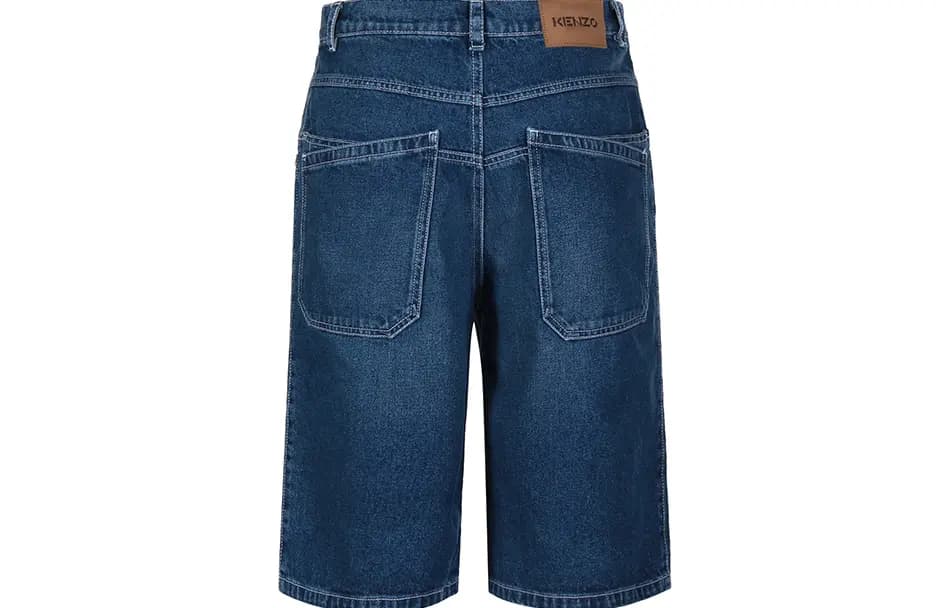 KENZO Denim Shorts Men Denim Blue 2