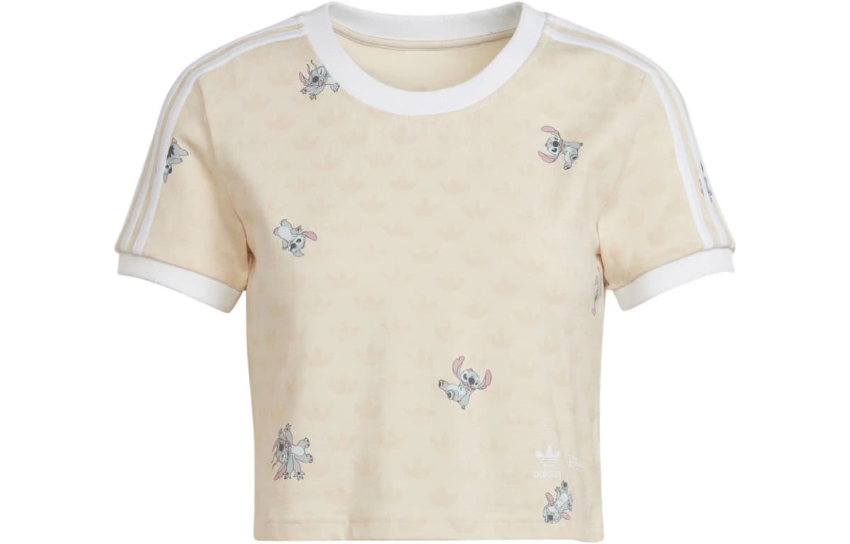 Adidas Originals x Disney Stitch Qadın Köynək Boz/Ağ