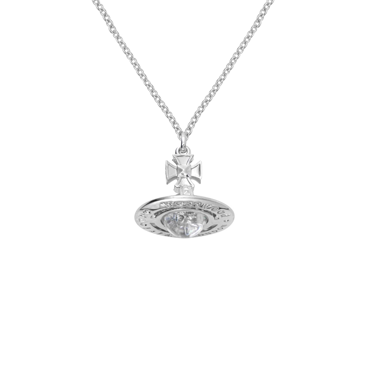 Vivienne Westwood Pina 3D Saturn Boyunbağı Unisex Gümüşü