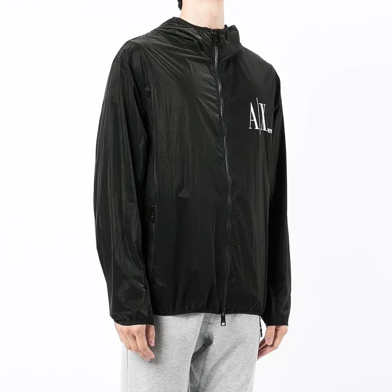 ARMANI EXCHANGE Kişi Günəşdən Qoruyucu Pencək Qara 3