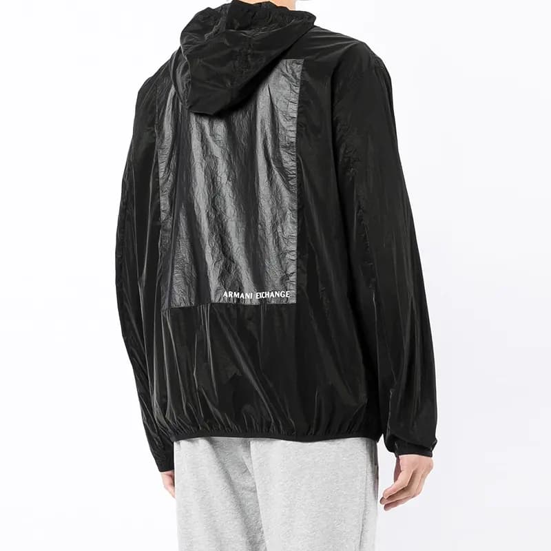 ARMANI EXCHANGE Kişi Günəşdən Qoruyucu Pencək Qara 4