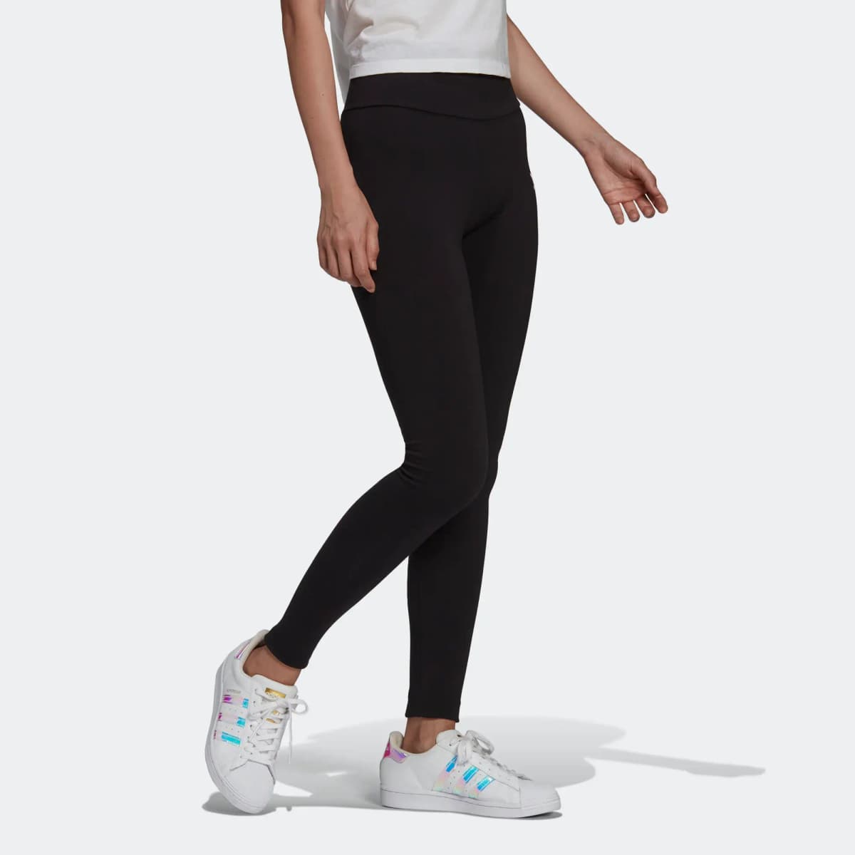 Adidas Trefoil Logo Pambıq Leggings 5