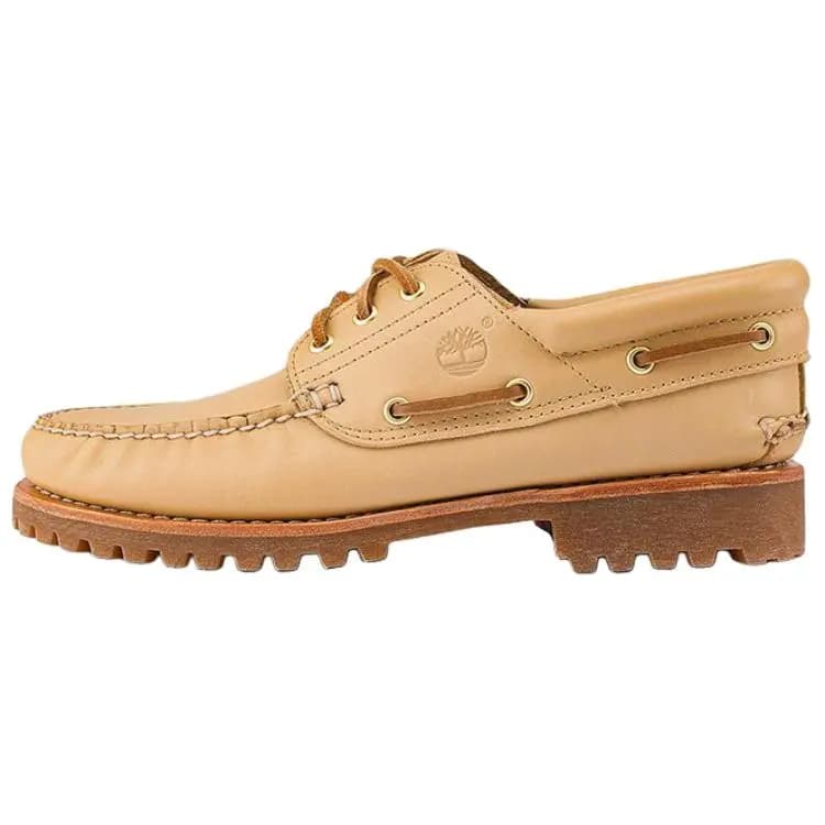 Timberland Dəri Kişi Boat Ayaqqabısı Qəhvəyi