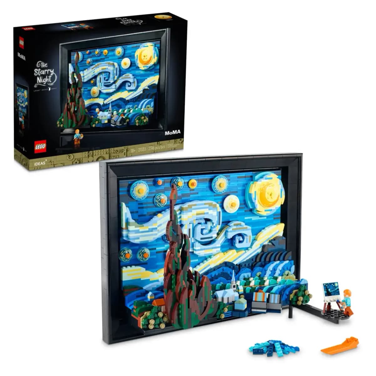 LEGO Vincent Van Gogh - The Starry Night Building Blocks 21333
