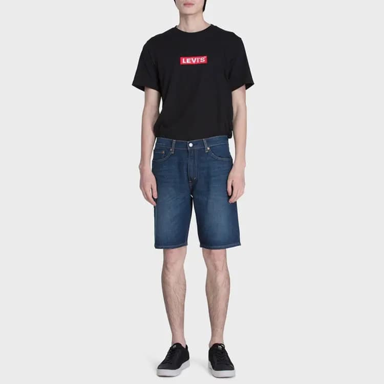 Levis Denim Shorts Men Dark Blue 2