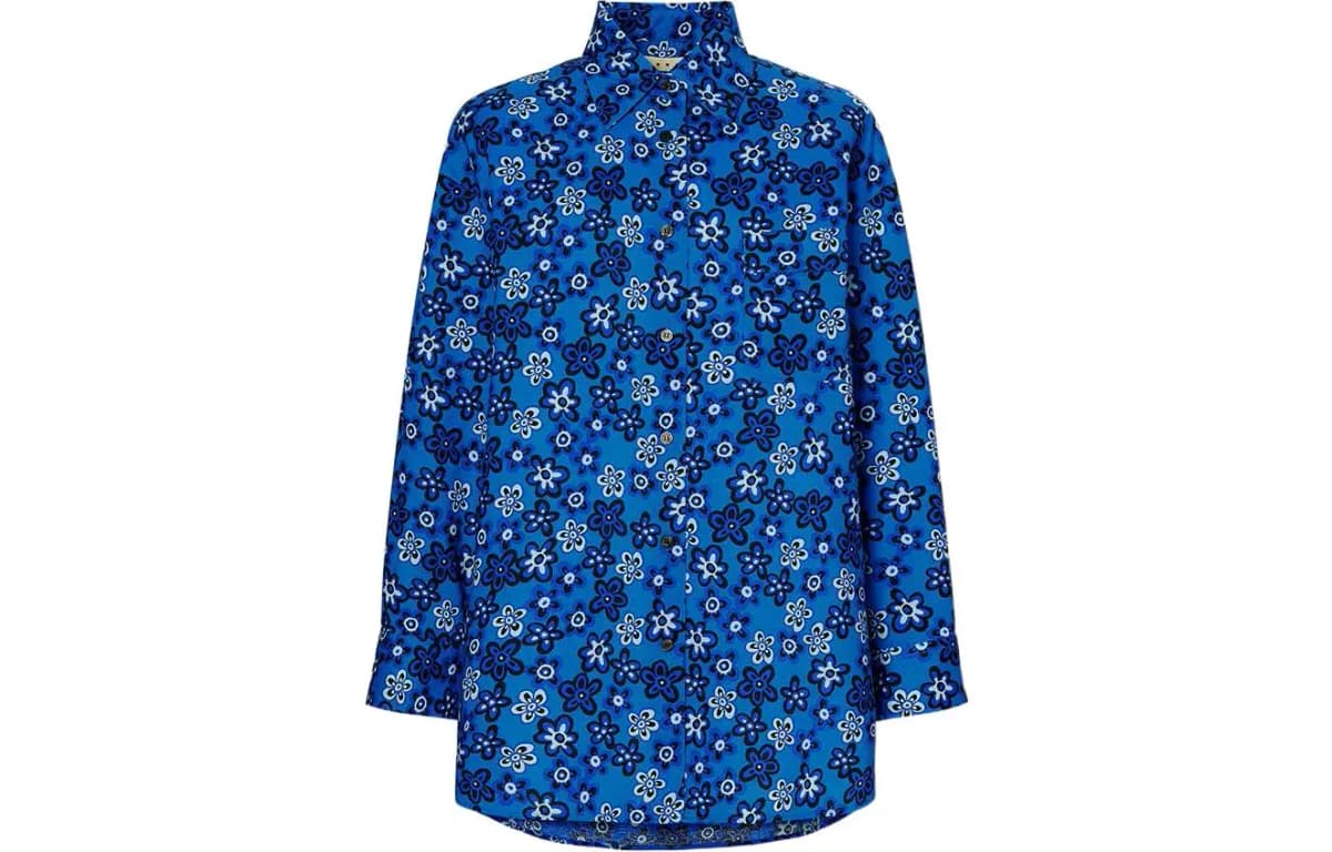 UNIQLO X Marni Qadın Köynəyi Mavi