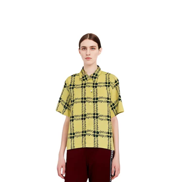 UNIQLO X Marni Qadın Köynəyi Xardal 4