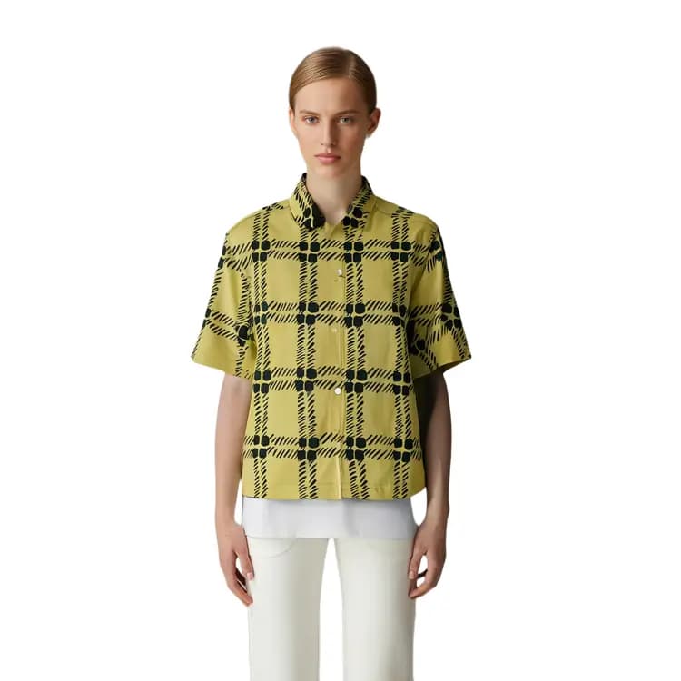 UNIQLO X Marni Qadın Köynəyi Xardal 6