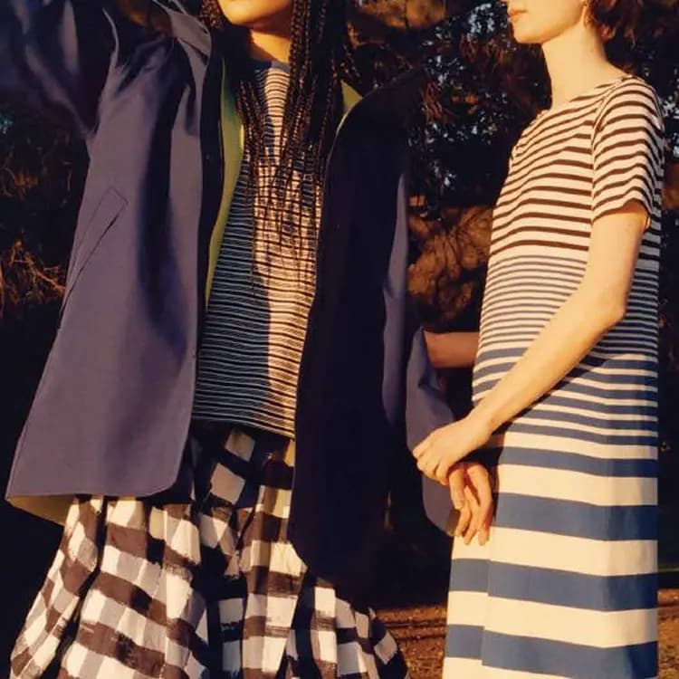 UNIQLO X Marni Yarım Palto Qadın Göy 2