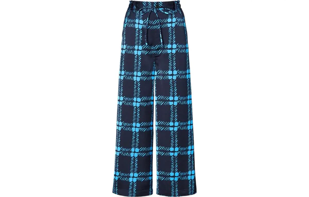 Marni X UNIQLO Qadın Şalvarı Tünd Göy