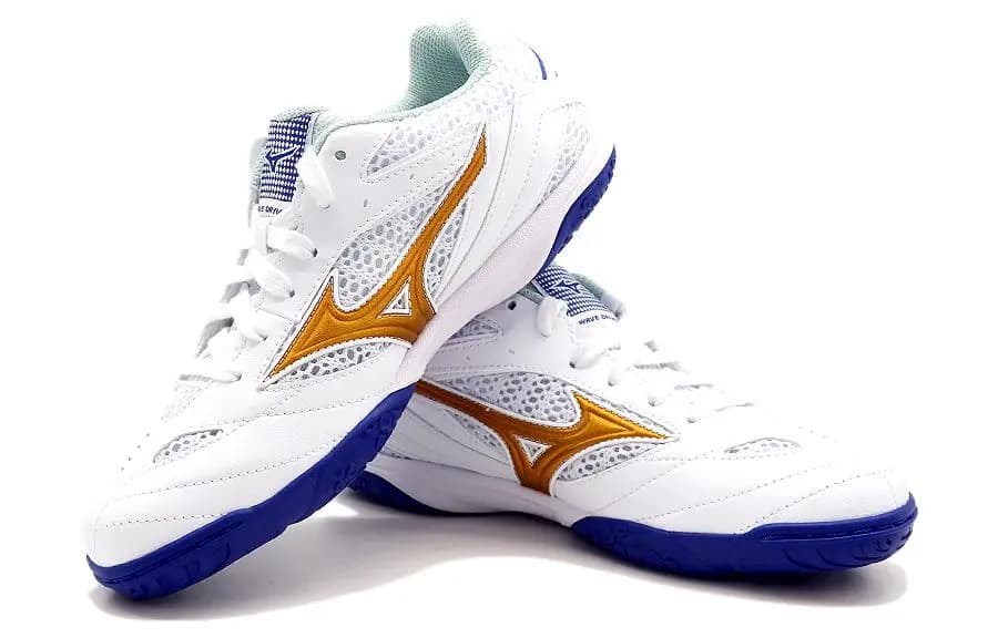 Mizuno Wave Drive 8 'White Gold Blue' 3